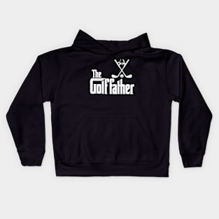 The Golf father Golf Father Funny Kids Hoodie